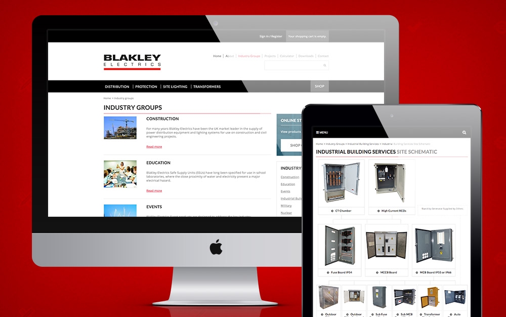 Blakley Electrics Drupal E-Commerce